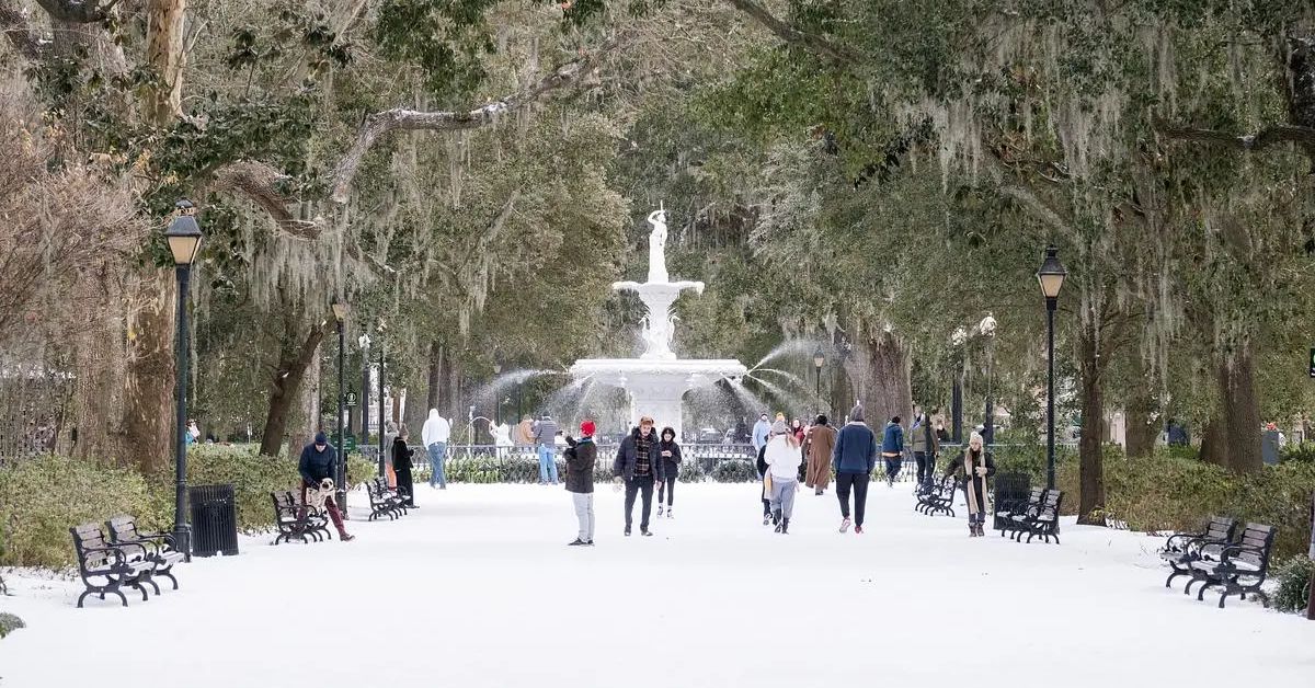 Coastal Georgia snow likely a result, not a refutation of climate change