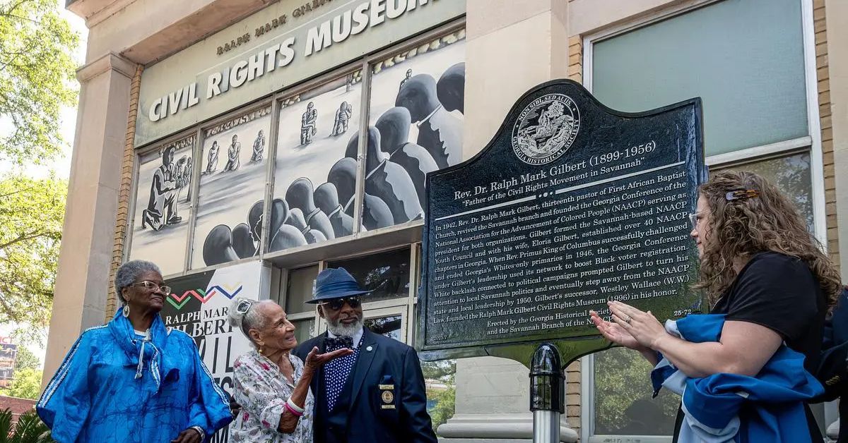 Savannah unveils historical marker honoring civil rights leader Ralph Mark Gilbert