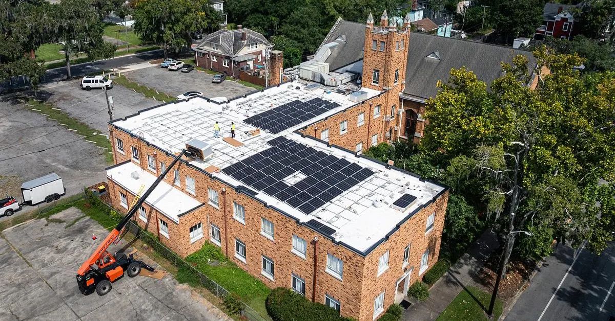 Solar on a Savannah church highlights losses from federal cutbacks