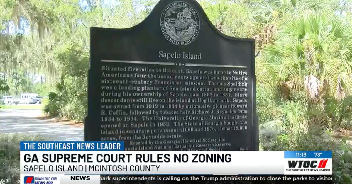 GA Supreme Court rules in favor of Gullah Geechee communities in Sapelo Island zoning case