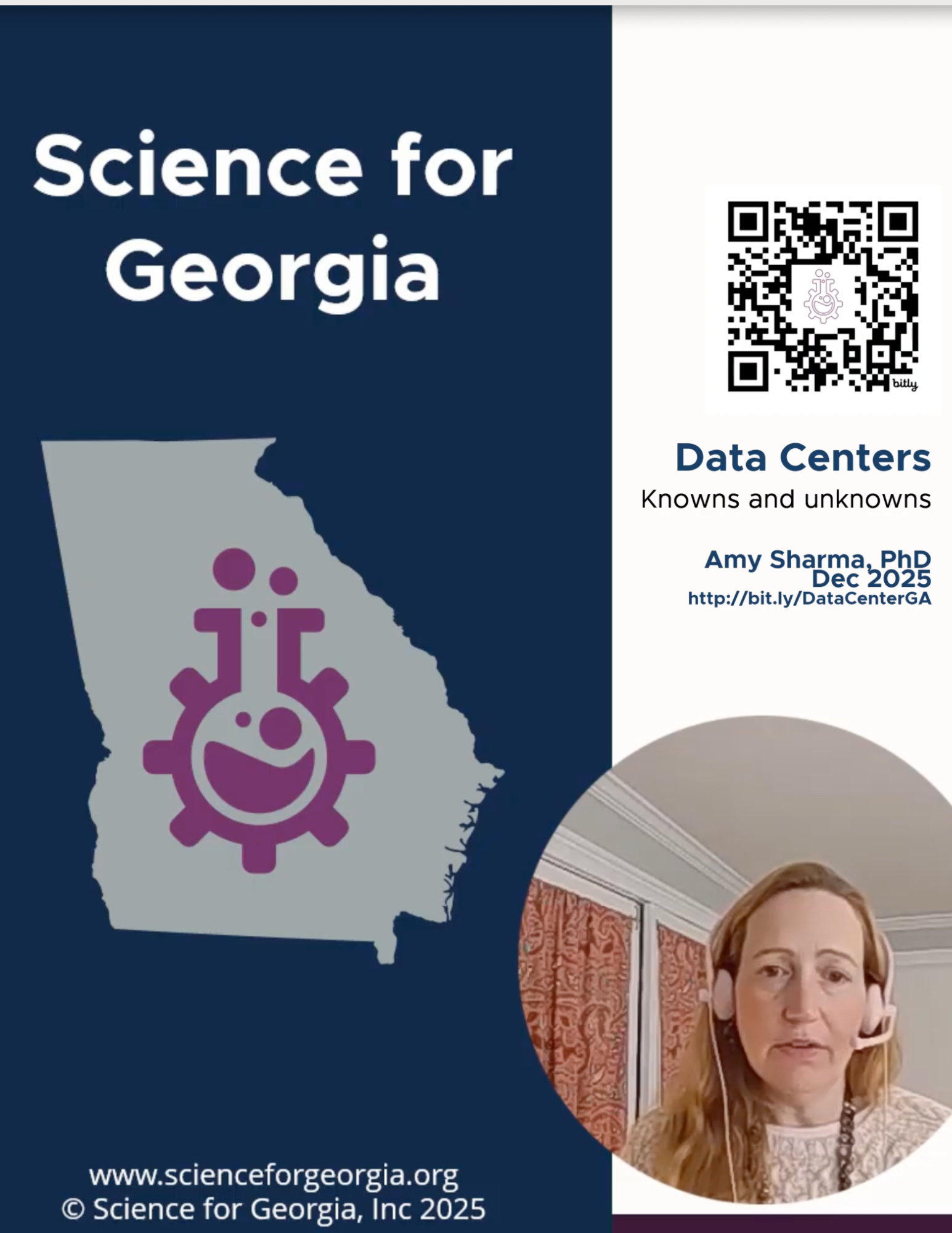 Data Center Webinar Science for Georgia