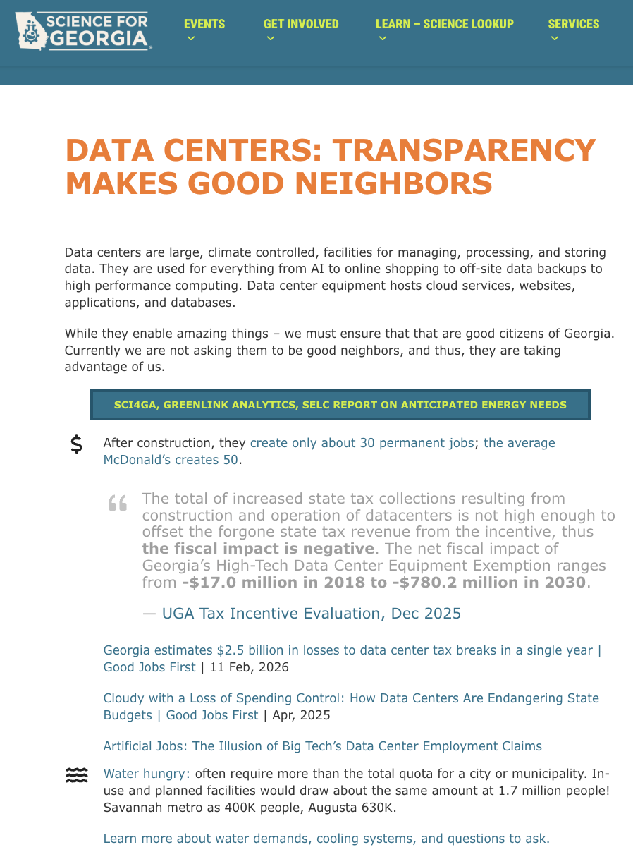Transparency Makes Good Neighbors - Science for Georgia